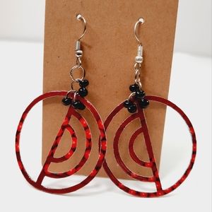 Hand Crafted papercraft earrings